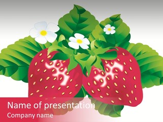 Red Clip Tasty PowerPoint Template