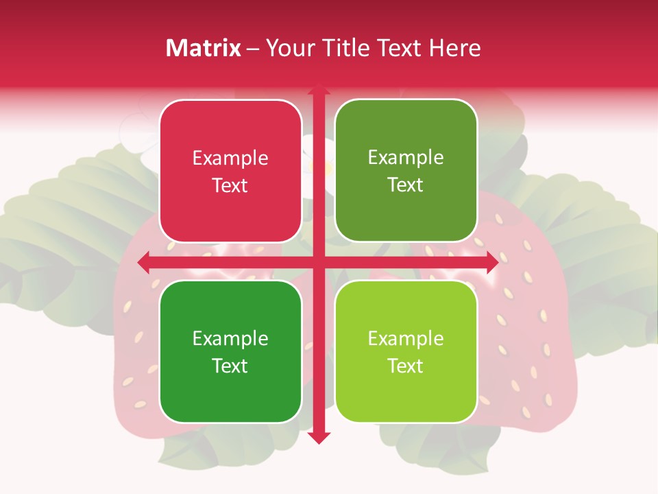 Red Clip Tasty PowerPoint Template