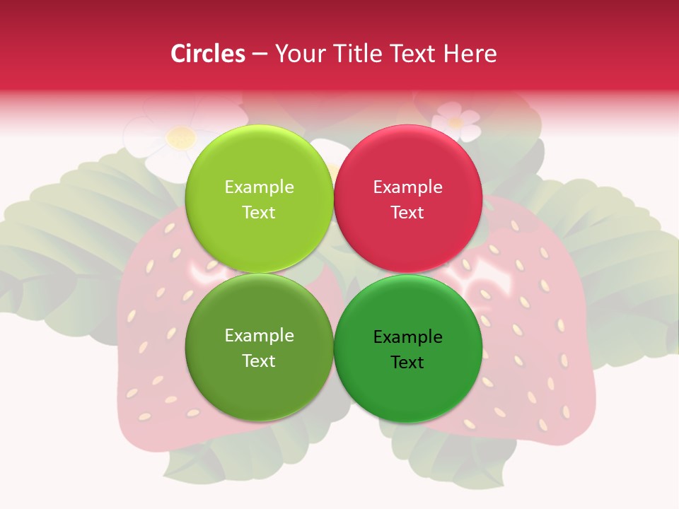 Red Clip Tasty PowerPoint Template