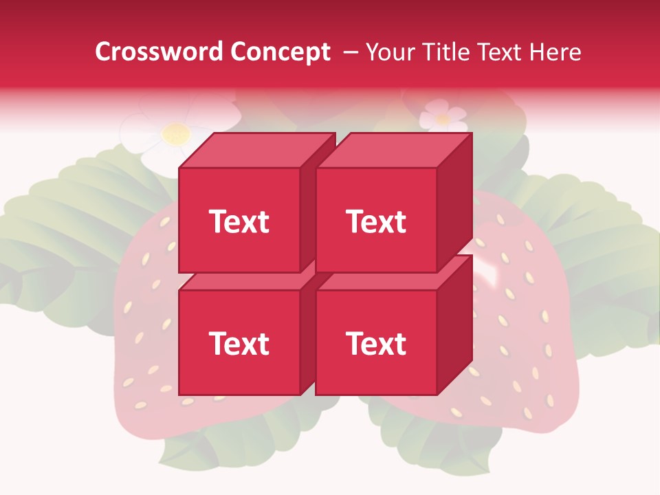 Red Clip Tasty PowerPoint Template