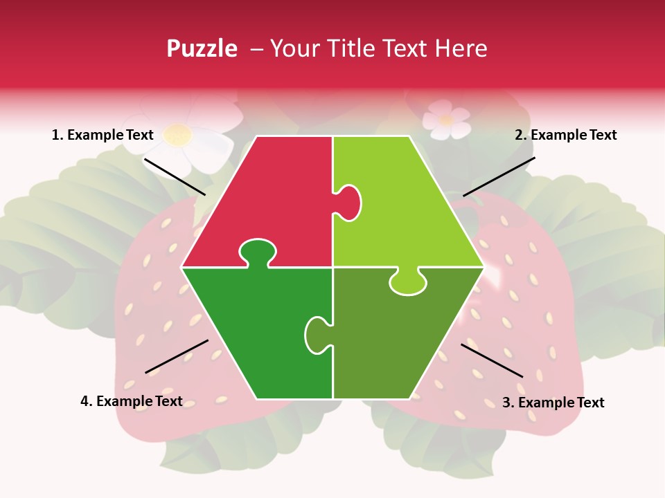 Red Clip Tasty PowerPoint Template