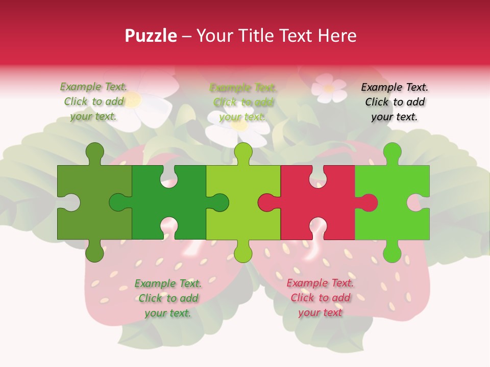 Red Clip Tasty PowerPoint Template