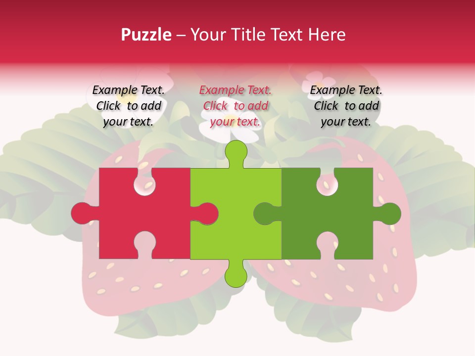 Red Clip Tasty PowerPoint Template