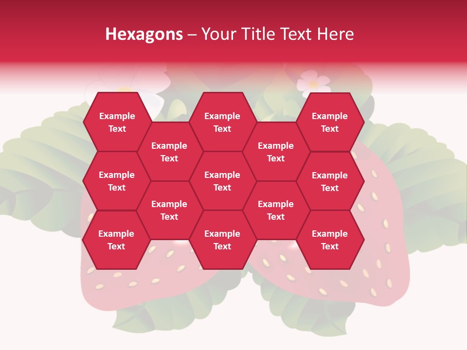 Red Clip Tasty PowerPoint Template