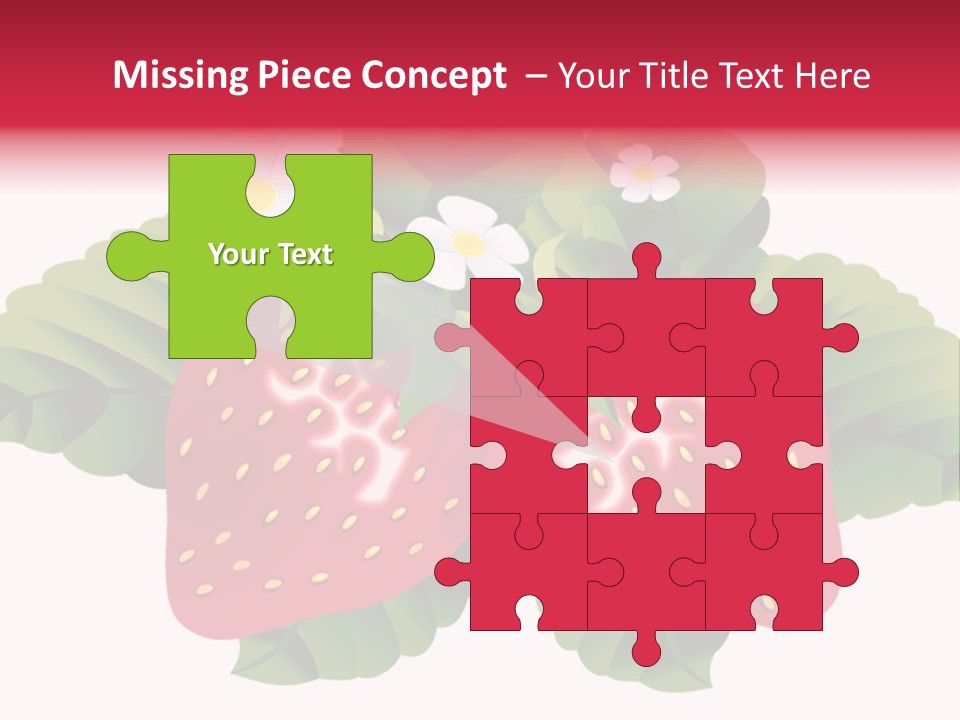 Red Clip Tasty PowerPoint Template