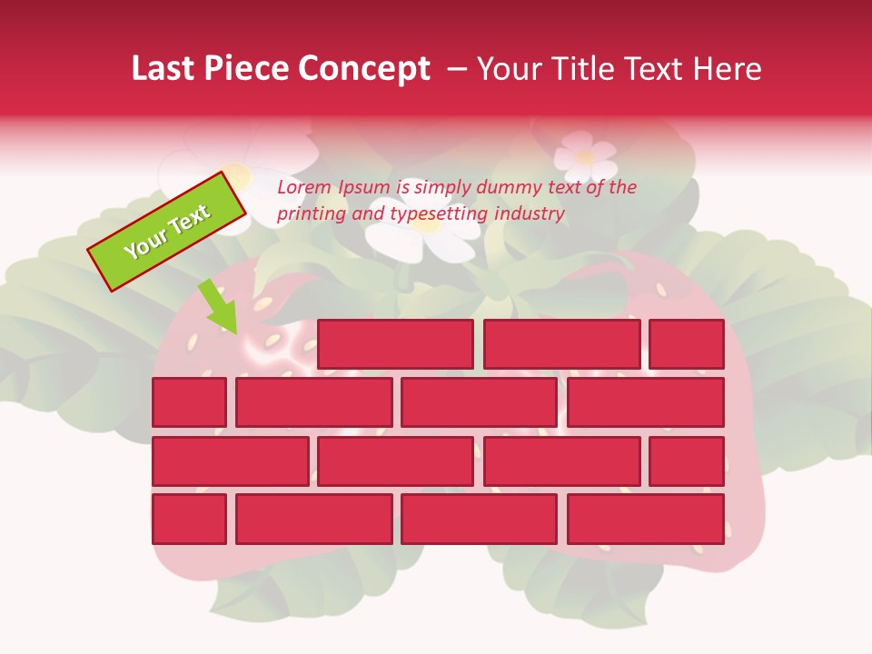 Red Clip Tasty PowerPoint Template