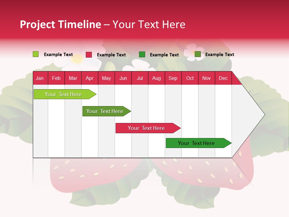 Red Clip Tasty PowerPoint Template