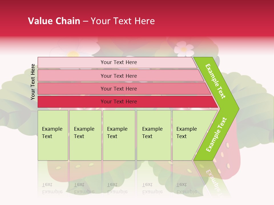 Red Clip Tasty PowerPoint Template