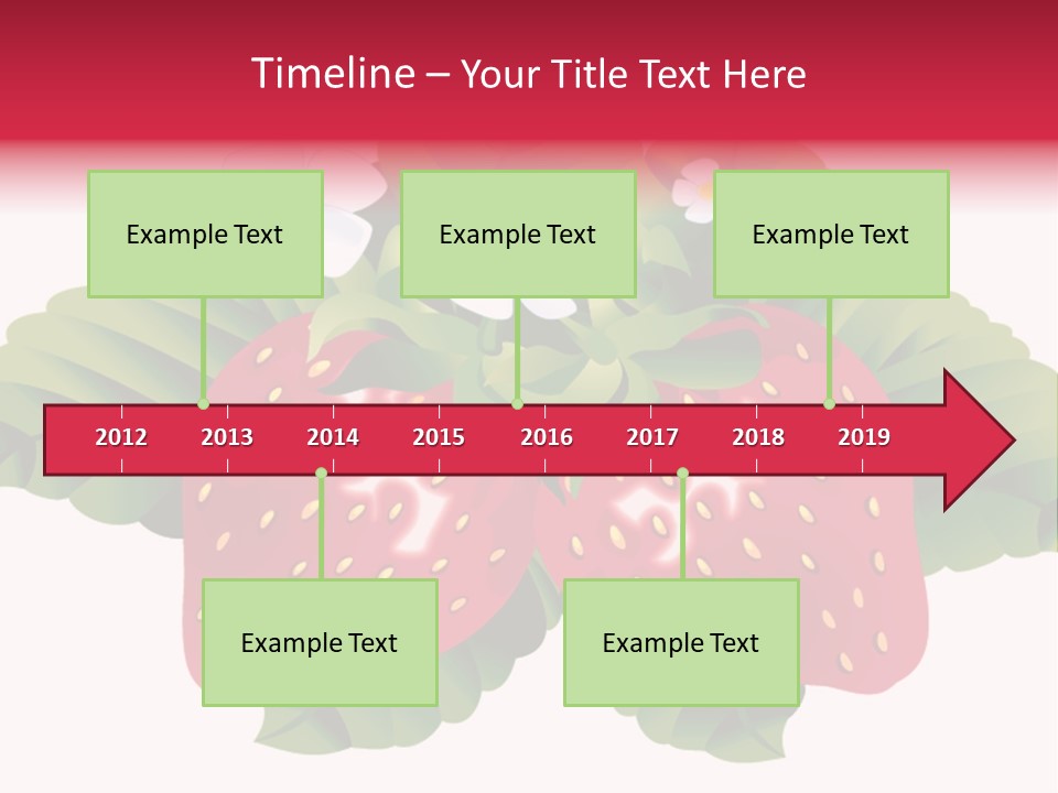 Red Clip Tasty PowerPoint Template