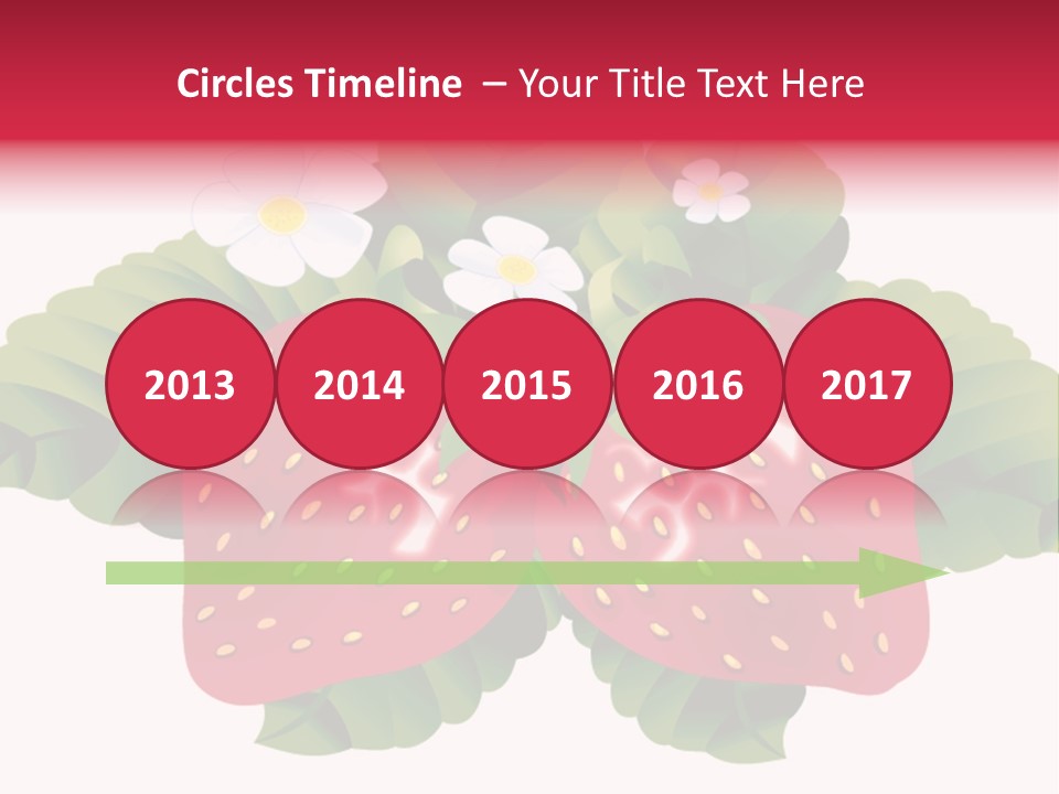 Red Clip Tasty PowerPoint Template