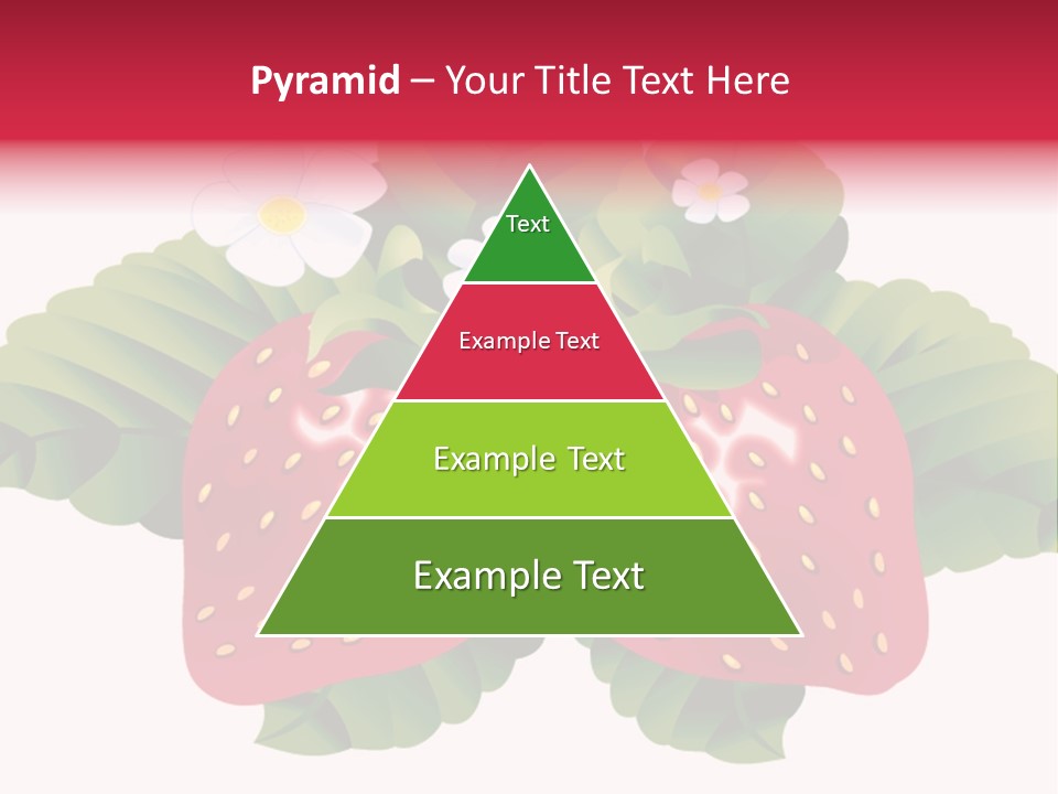 Red Clip Tasty PowerPoint Template