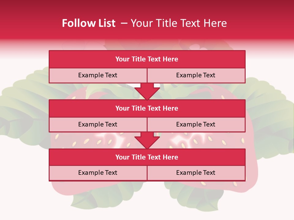 Red Clip Tasty PowerPoint Template