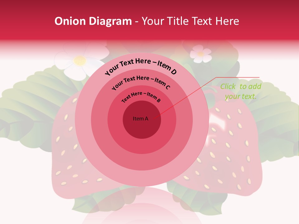 Red Clip Tasty PowerPoint Template