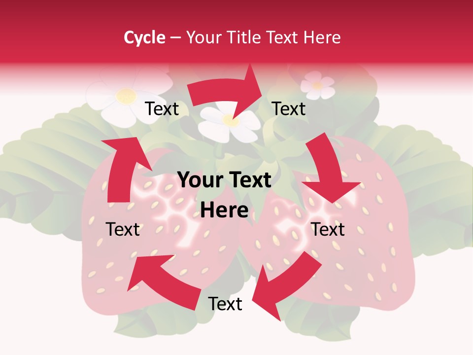 Red Clip Tasty PowerPoint Template