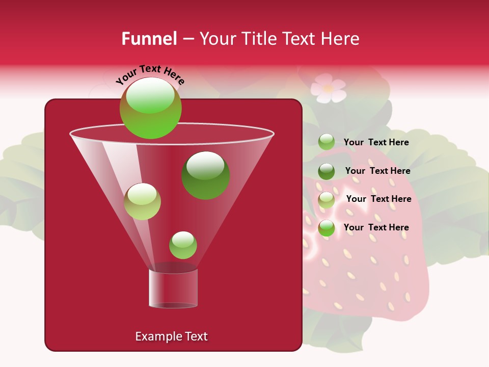 Red Clip Tasty PowerPoint Template