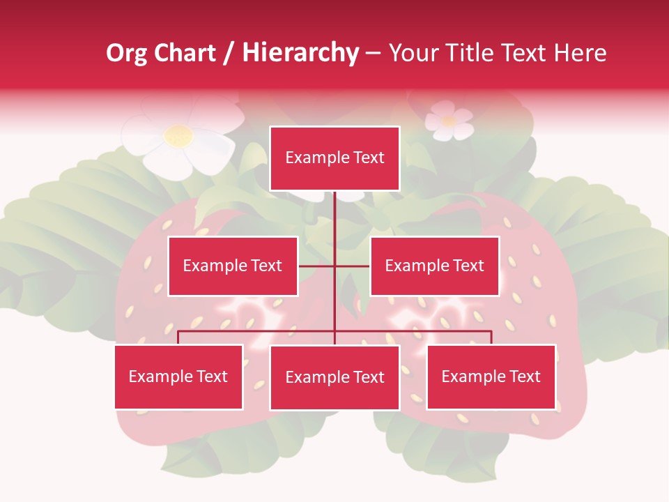 Red Clip Tasty PowerPoint Template
