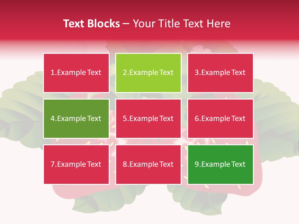 Red Clip Tasty PowerPoint Template