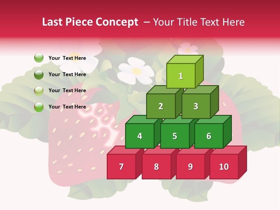 Red Clip Tasty PowerPoint Template