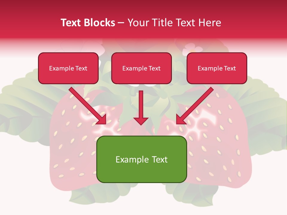 Red Clip Tasty PowerPoint Template