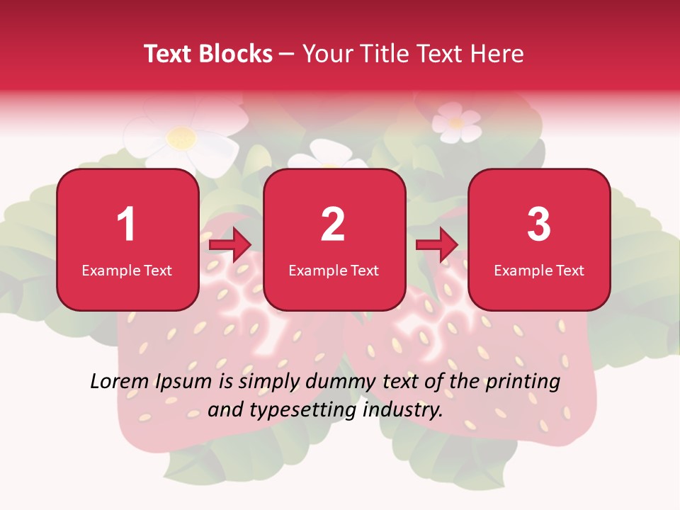 Red Clip Tasty PowerPoint Template