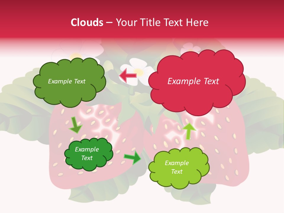 Red Clip Tasty PowerPoint Template