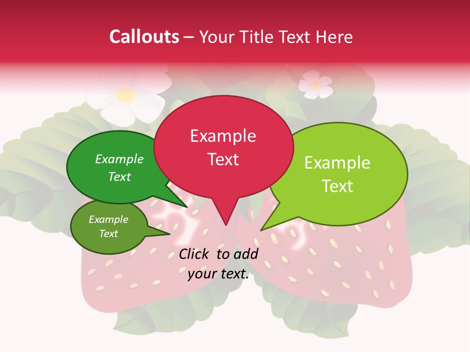 Red Clip Tasty PowerPoint Template