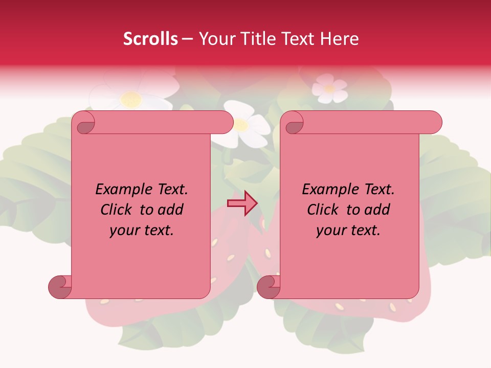 Red Clip Tasty PowerPoint Template