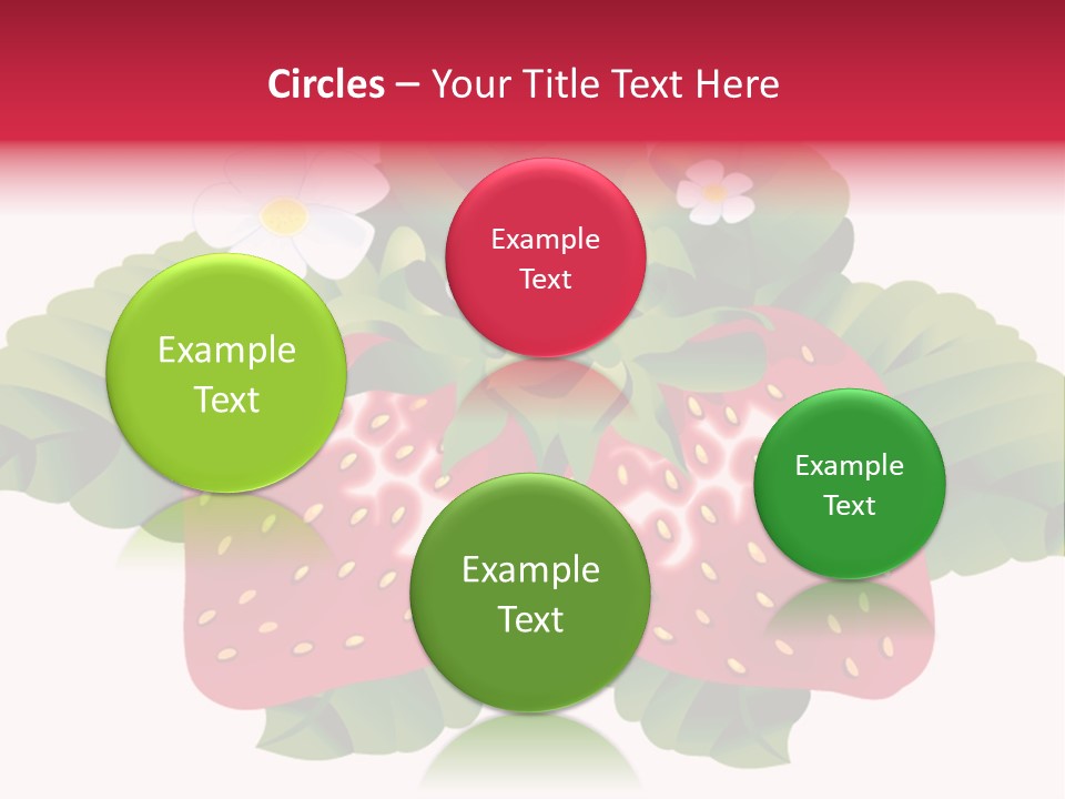 Red Clip Tasty PowerPoint Template