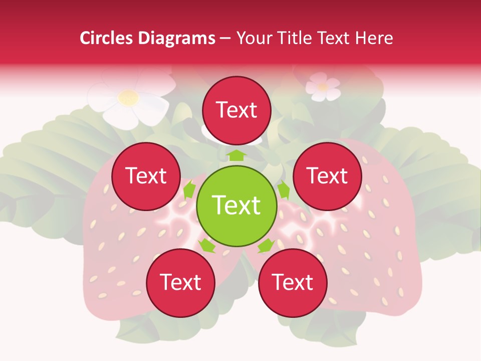 Red Clip Tasty PowerPoint Template
