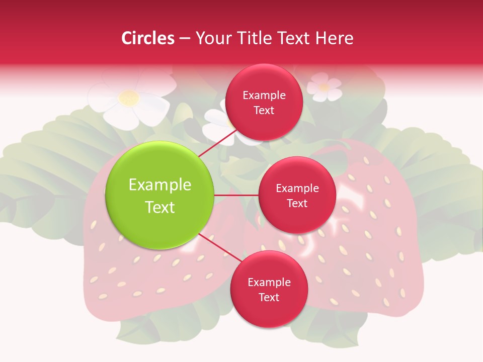 Red Clip Tasty PowerPoint Template