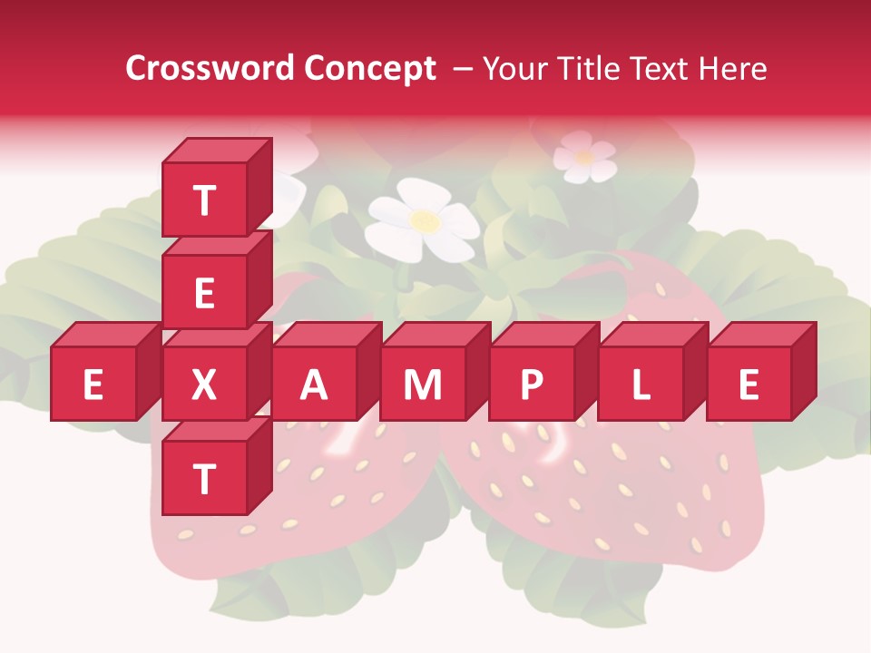 Red Clip Tasty PowerPoint Template