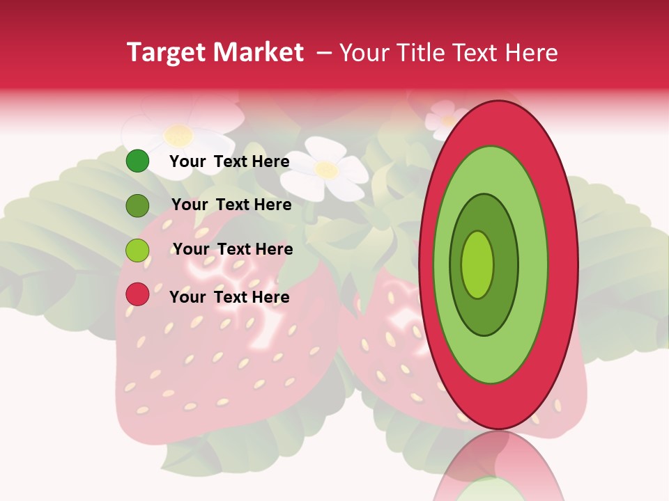 Red Clip Tasty PowerPoint Template