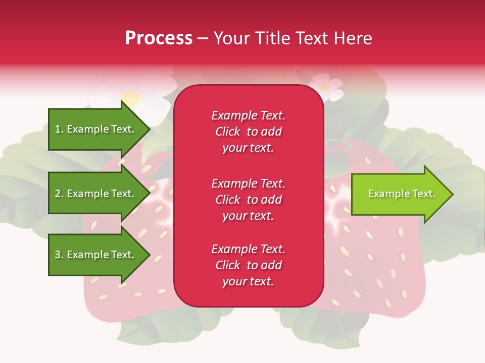Red Clip Tasty PowerPoint Template