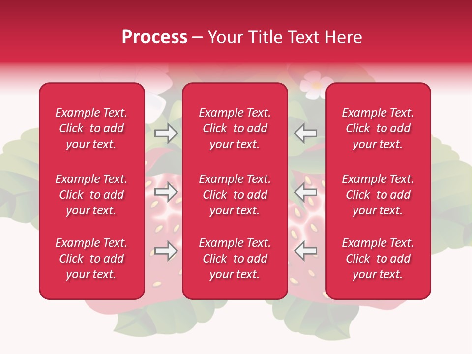 Red Clip Tasty PowerPoint Template