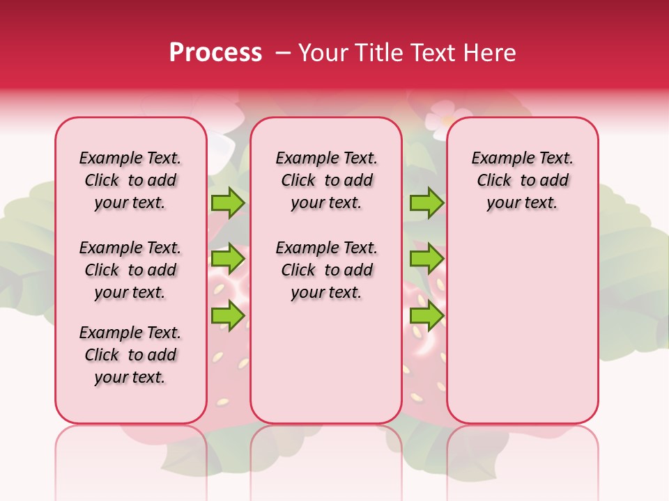 Red Clip Tasty PowerPoint Template