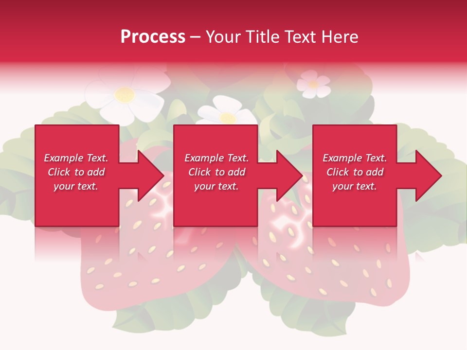 Red Clip Tasty PowerPoint Template