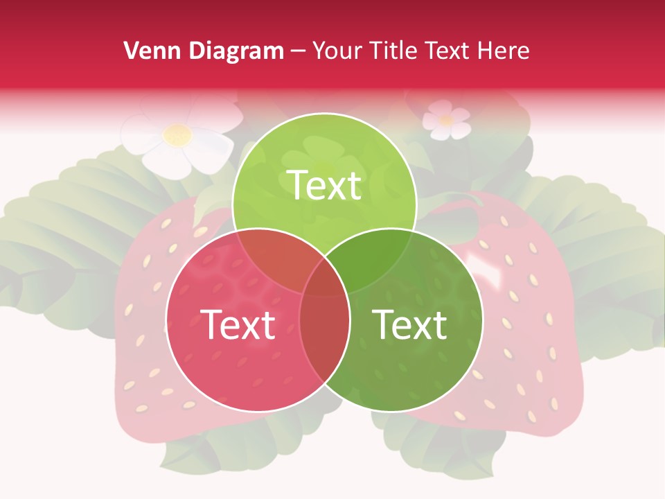 Red Clip Tasty PowerPoint Template
