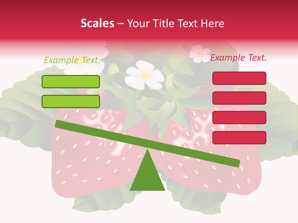 Red Clip Tasty PowerPoint Template
