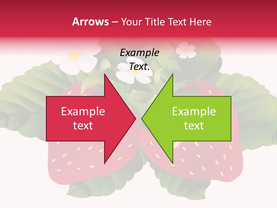 Red Clip Tasty PowerPoint Template
