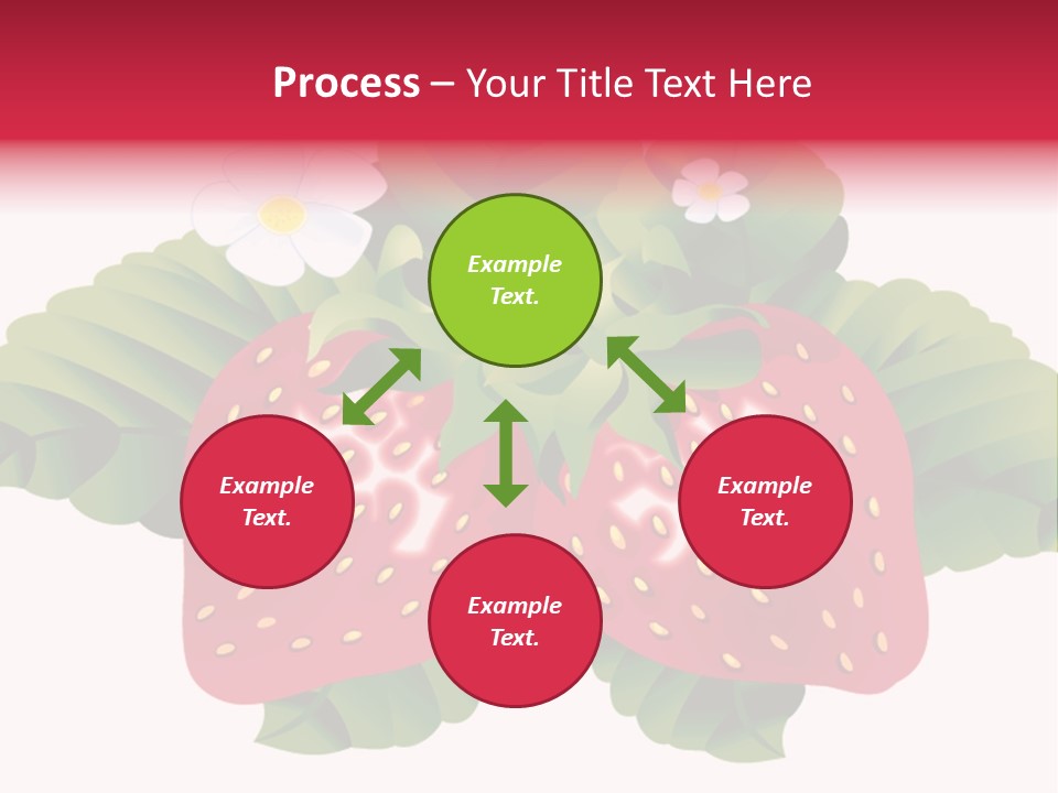 Red Clip Tasty PowerPoint Template