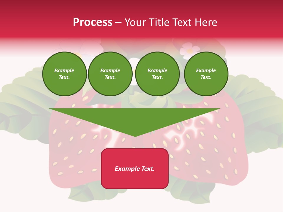 Red Clip Tasty PowerPoint Template