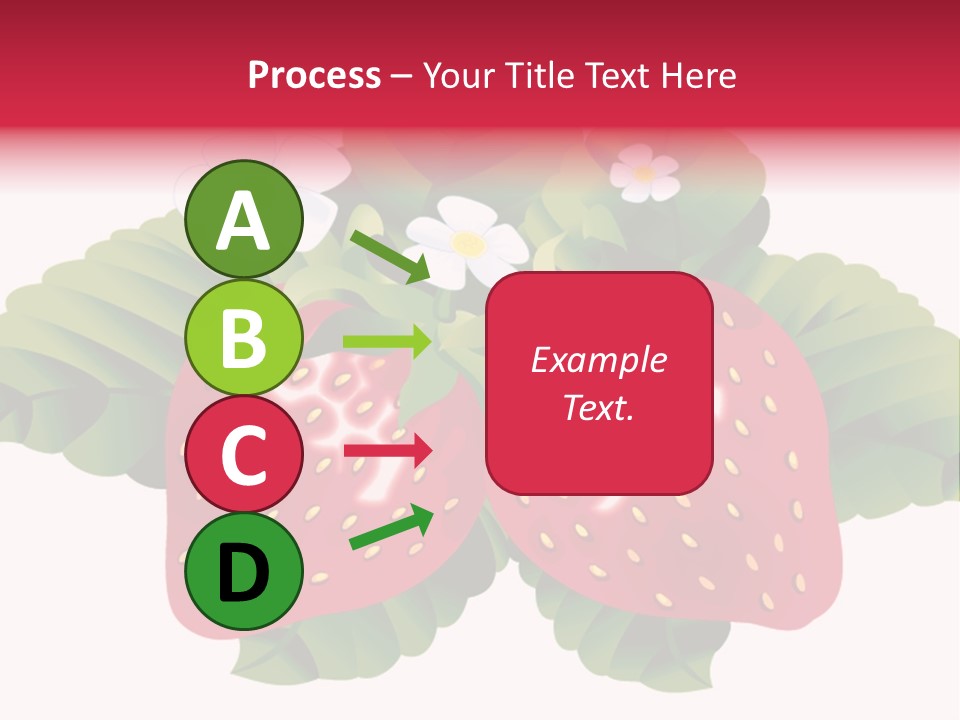 Red Clip Tasty PowerPoint Template