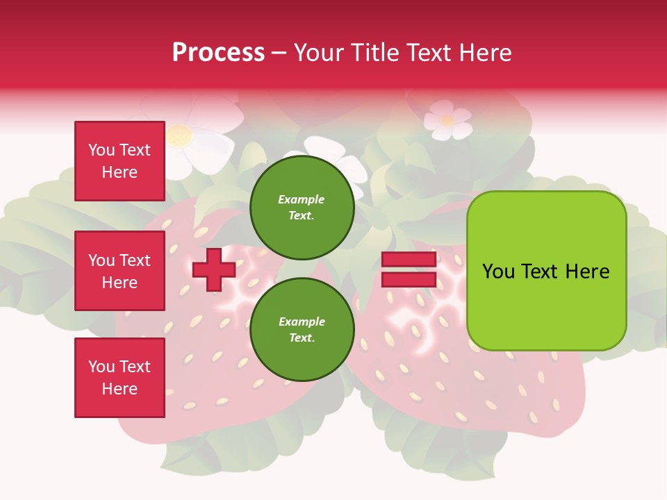 Red Clip Tasty PowerPoint Template