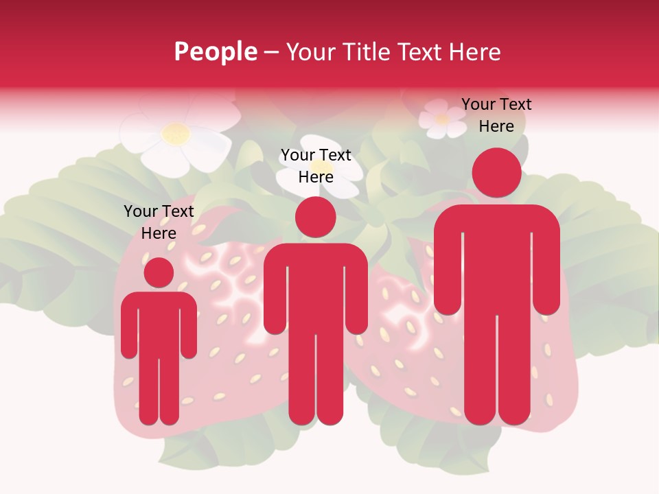 Red Clip Tasty PowerPoint Template