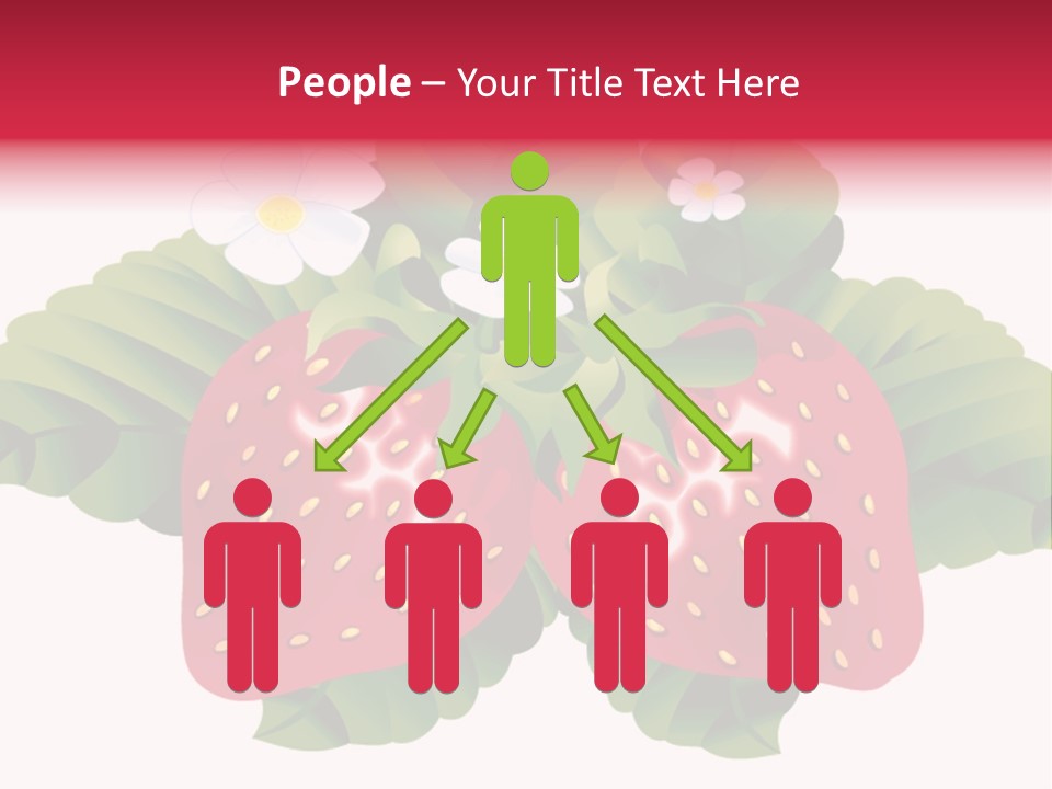 Red Clip Tasty PowerPoint Template