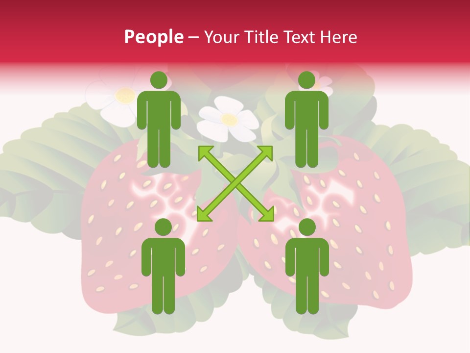 Red Clip Tasty PowerPoint Template