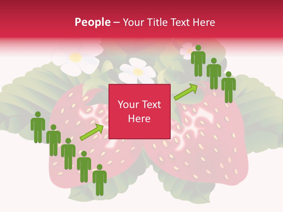 Red Clip Tasty PowerPoint Template