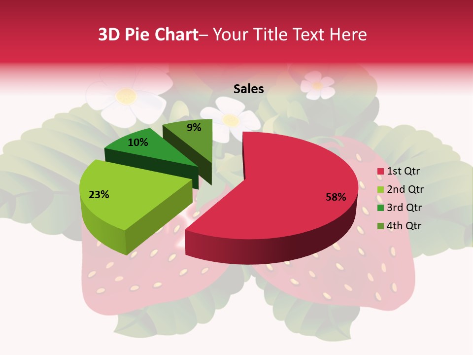 Red Clip Tasty PowerPoint Template