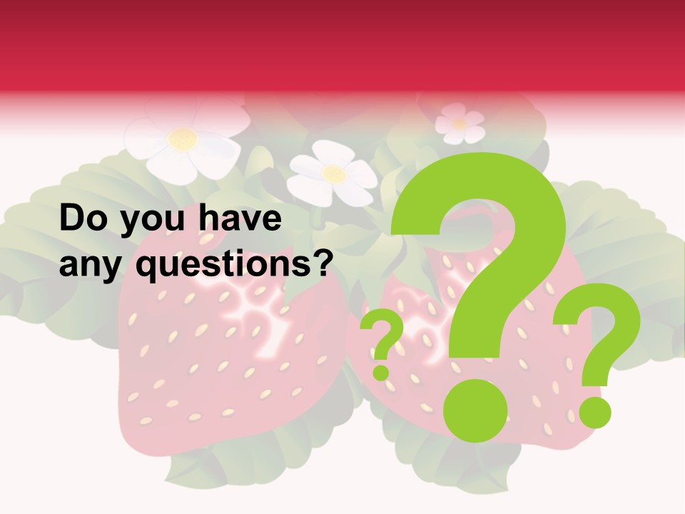 Red Clip Tasty PowerPoint Template