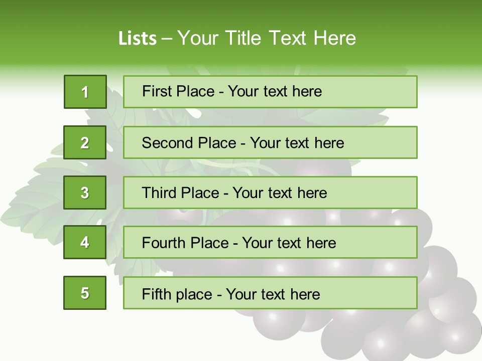 Sappy Stylized Juicy PowerPoint Template